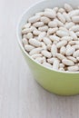White cannellini beans Royalty Free Stock Photo