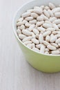 White cannellini beans Royalty Free Stock Photo