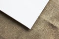 White canvas board. Royalty Free Stock Photo