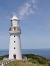 The white Cape Otway Lighthouse Royalty Free Stock Photo