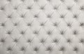 White capitone tufted fabric upholstery texture