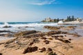 Waves Washing Over Ocean Pool, Cronulla Beach, Sydney, Australia Royalty Free Stock Photo