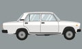 White car brand `Zhiguli` made in the USSR