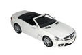 White car cabriolet side view Royalty Free Stock Photo