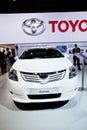 White car Tayota Avensis