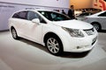 White car Tayota Avensis