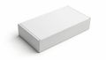 White cardboard box isolated on white background Royalty Free Stock Photo
