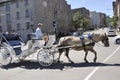 Montreal, 26th June: White Carriage for Sightseeing Tour in Centre Ville of Montreal in Canada