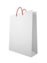 White carrier paper bag