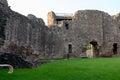 WHITE CASTLE, an ancient historical landmark in Abergavenny, Wales UK Royalty Free Stock Photo