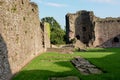 WHITE CASTLE, an ancient historical landmark in Abergavenny, Wales UK Royalty Free Stock Photo