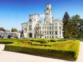 Romantic Castle Hluboka Landmark Fairytale Attraction Royalty Free Stock Photo