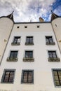 White castle of Nyon, Switzerland Royalty Free Stock Photo