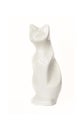 White cat figurine Royalty Free Stock Photo