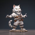 Inventive 3d Artwork: Cat In Space Suit With Detailed Character Expressions