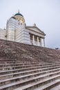 White Cathedral in the center of Helsinki Royalty Free Stock Photo