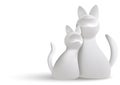 White cats Royalty Free Stock Photo