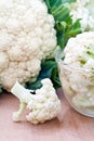 White cauliflower Royalty Free Stock Photo