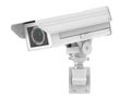 White cctv camera or security camera