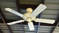 White ceiling fan