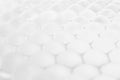 White cells pattern with perspective as future modern abstract background. Royalty Free Stock Photo