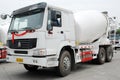 White Cement Mixer Truck