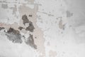 White cement wall with mold texture background, Crack, Grunge, Copy space