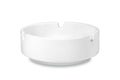 White ceramic ashtray Royalty Free Stock Photo