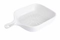 White ceramic baking dish Royalty Free Stock Photo