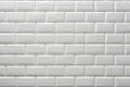 White ceramic bathroom wall tile pattern for background Royalty Free Stock Photo