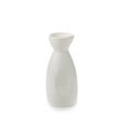 White ceramic bottle isolate on white background
