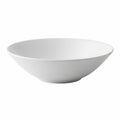 White ceramic bowl on a white background dish tableware Royalty Free Stock Photo