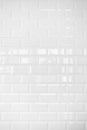 White ceramic brick tile wall,background