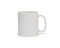 White ceramic coffee mug. Isolated on a white Royalty Free Stock Photo