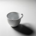 Is minimalist emphasizing the simplicity and elegance of the cup s Royalty Free Stock Photo