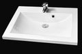 white ceramic hand wash basin Royalty Free Stock Photo