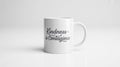 Kindness is contagious mug white ceramic coffee mug motivational gift positive message mug gift idea for friend 11oz Royalty Free Stock Photo
