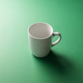 A smooth surface, standing on a bright green background. The Royalty Free Stock Photo