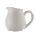 White ceramic pitcher