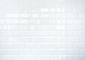 White Ceramic tile brick wall Royalty Free Stock Photo