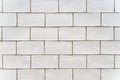 White ceramic tiles background. Vintage white tile for interior design bath or kitchen. Royalty Free Stock Photo