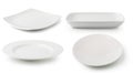 White ceramics plate