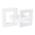 White chain elements. 3d signs