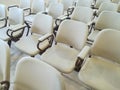 White leather chairs