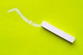 White chalk for drawing on a green background. Royalty Free Stock Photo