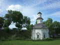 White Chapel of the Pyatnitsky well with holy spring inside. Russia