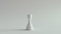 White Chess Castle Piece