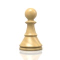 White Chessman Royalty Free Stock Photo