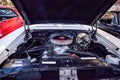 White 1969 Chevrolet Nova displayed at the Muscle Car City museum