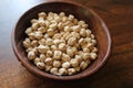 White Chick peas, channa in bowl